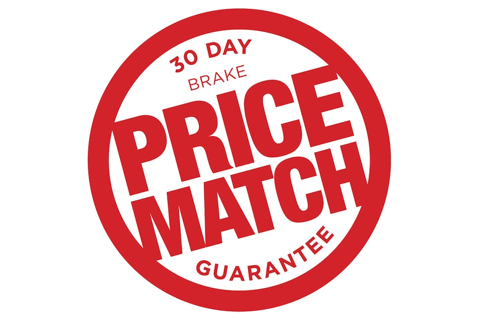 30 Day Brake Price Match Guarantee.