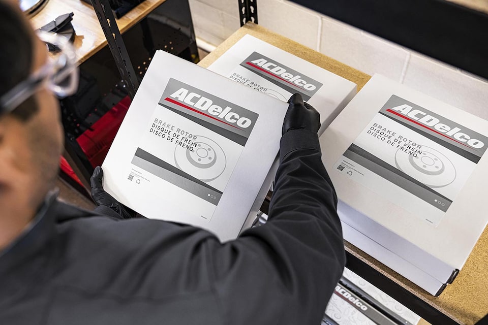 Disques de frein Argent d’ACDelco