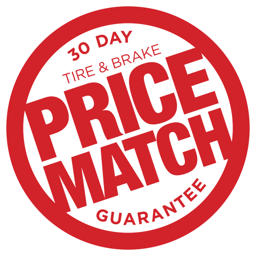 Tires and Brake Price Match Guarantee logo for My Certified Service.