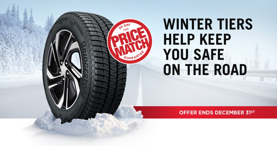 Advertisement about Winter Tires for My Certified Service.